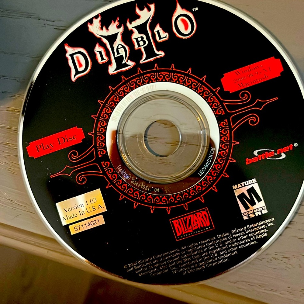 Diablo 2 computer game disks!!